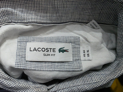 Camisa Lacoste Xgrande Slimfit Gris (Usado)