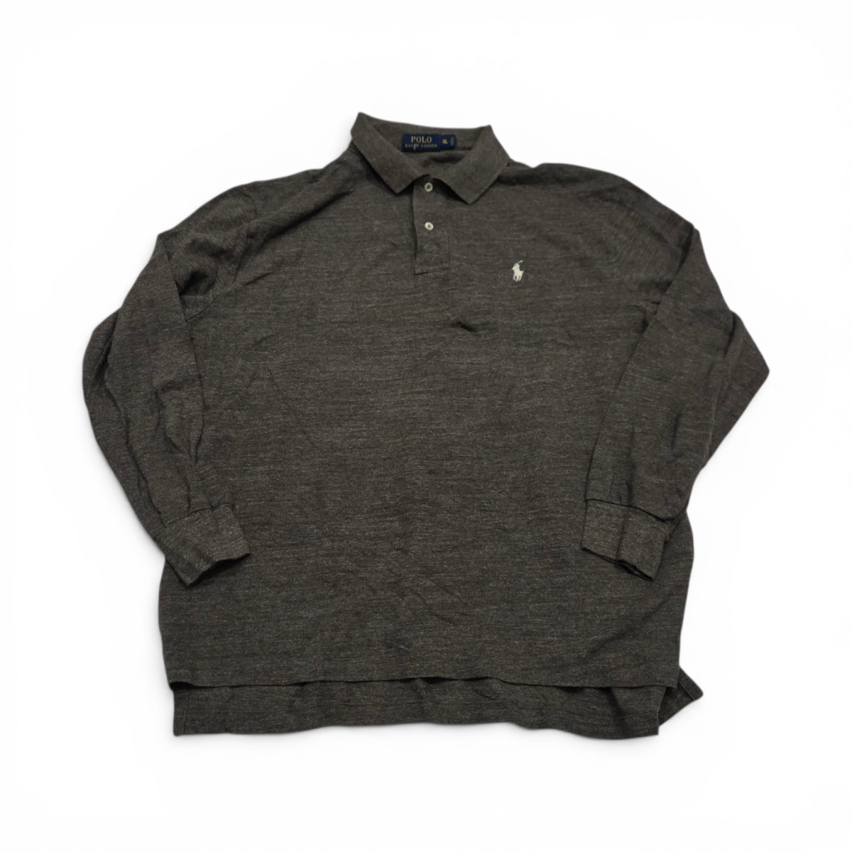 Playera Manga Larga Polo Ralph Lauren Xgrande Xl Cafe (Usado)