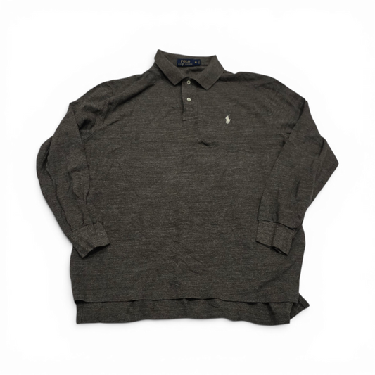 Playera Manga Larga Polo Ralph Lauren Xgrande Xl Cafe (Usado)
