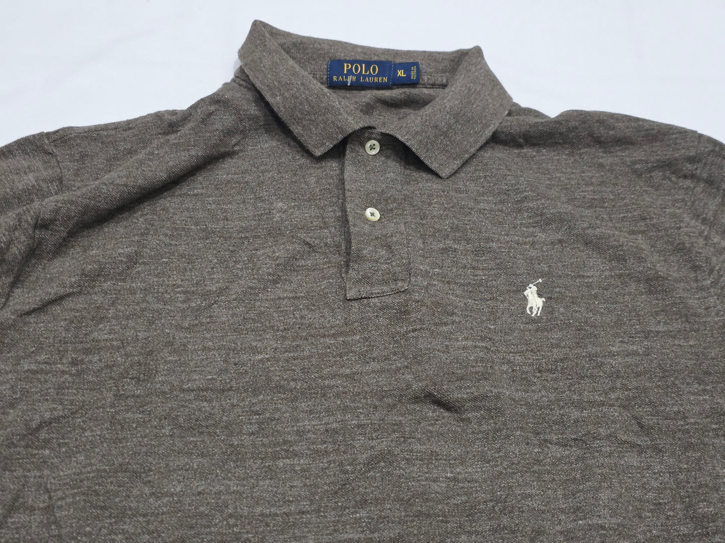 Playera Manga Larga Polo Ralph Lauren Xgrande Xl Cafe (Usado)