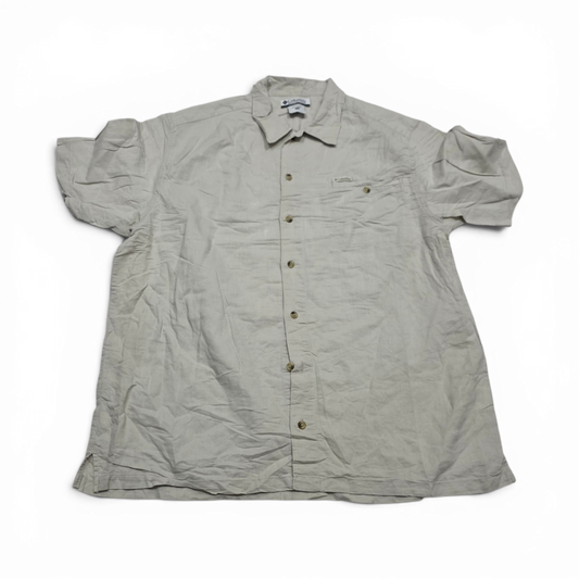 Camisa Columbia Xgrande Xl Caqui Manga Corta (Usado)