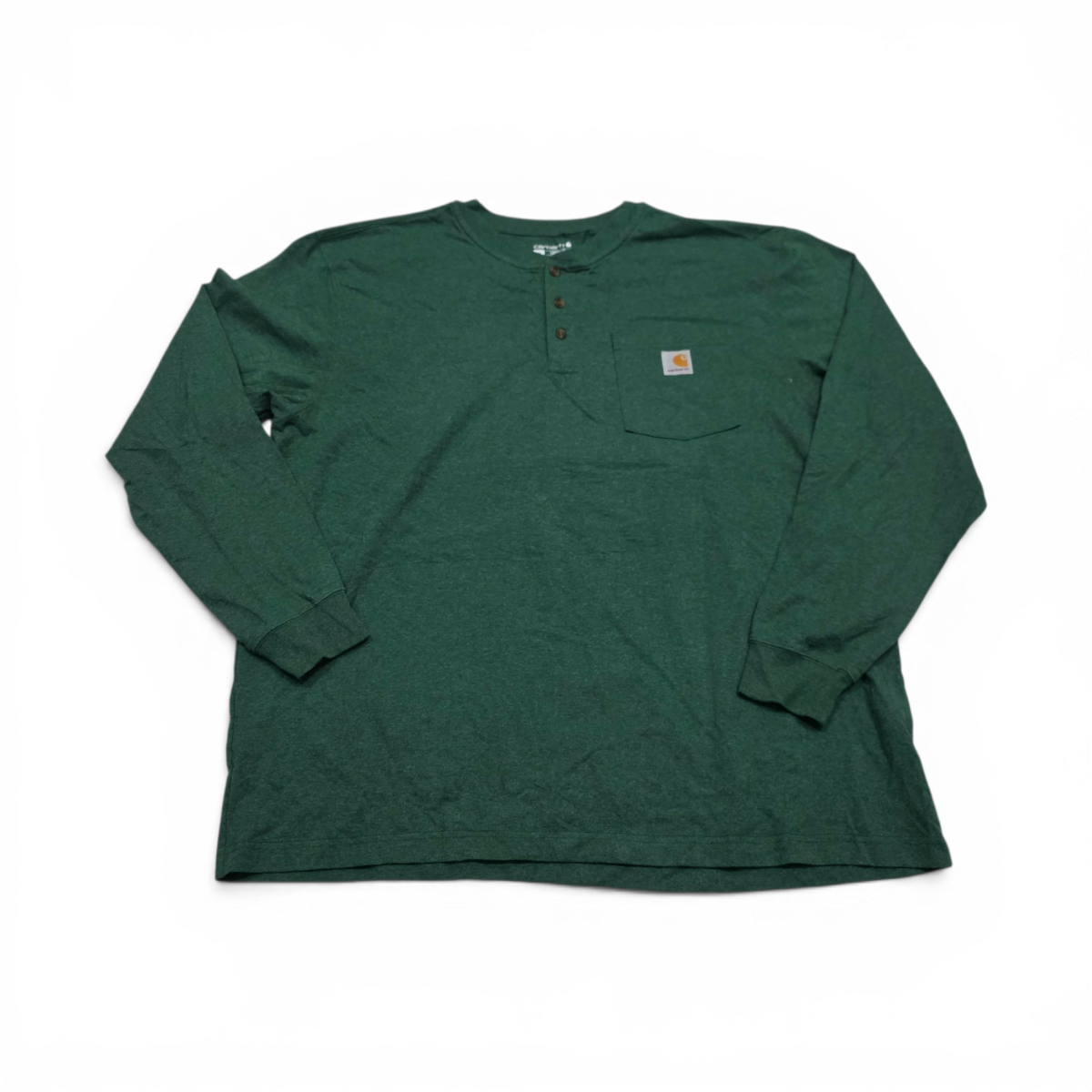 Playera Manga Larga Carhartt Xgrande Xl Loose Fit Verde (Usado)