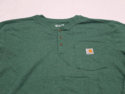 Playera Manga Larga Carhartt Xgrande Xl Loose Fit Verde (Usado)