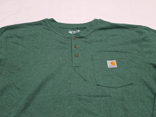 Playera Manga Larga Carhartt Xgrande Xl Loose Fit Verde (Usado)