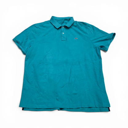 Playera Polo Vineyard Vines Xgrande Xl Turquesa (Usado)