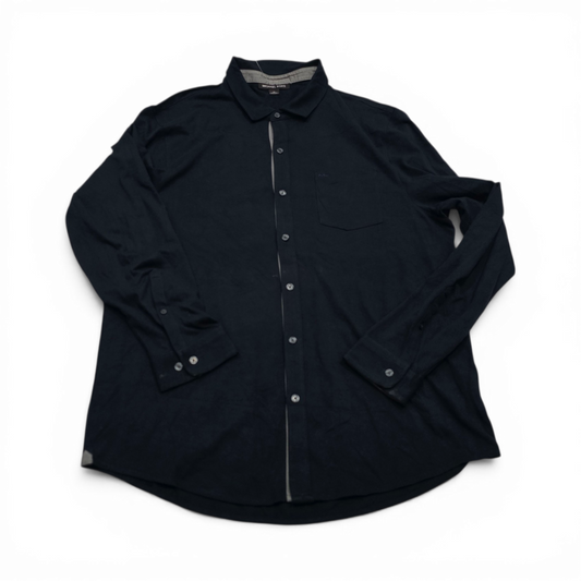 Camisa Michael Kors Xgrande Xl Azul Marino (Usado)