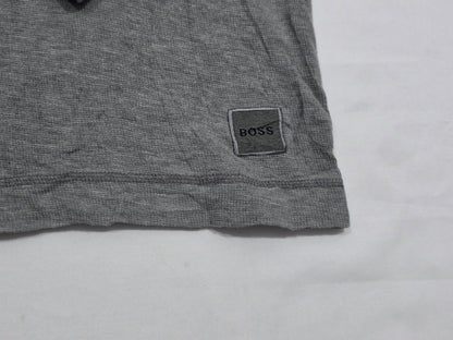 Playera Manga Larga Boss Xgrande Xl Slimfit Gris (Usado)