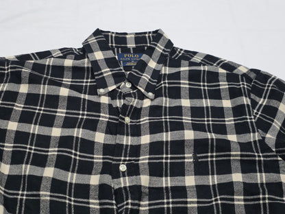 Camisa Ralph Lauren Xgrande Custom Performance Cuadro Negro (Usado)