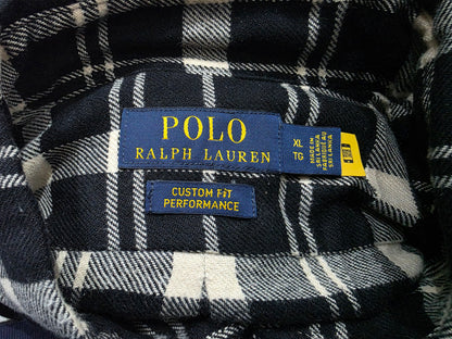 Camisa Ralph Lauren Xgrande Custom Performance Cuadro Negro (Usado)