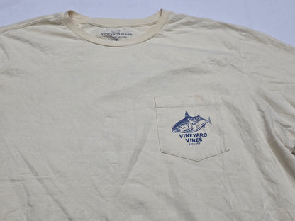 Playera Vineyard Vines Xgrande Xl Amarillo Pez (Usado)