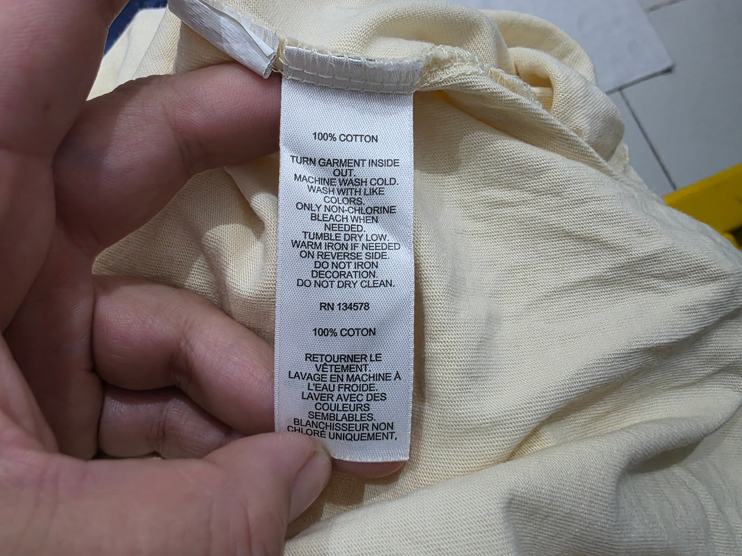 Playera Vineyard Vines Xgrande Xl Amarillo Pez (Usado)