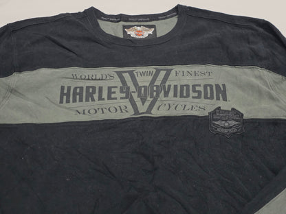 Sudadera Harley Davidson Xgrande Xl Negro Y Verde (Usado)