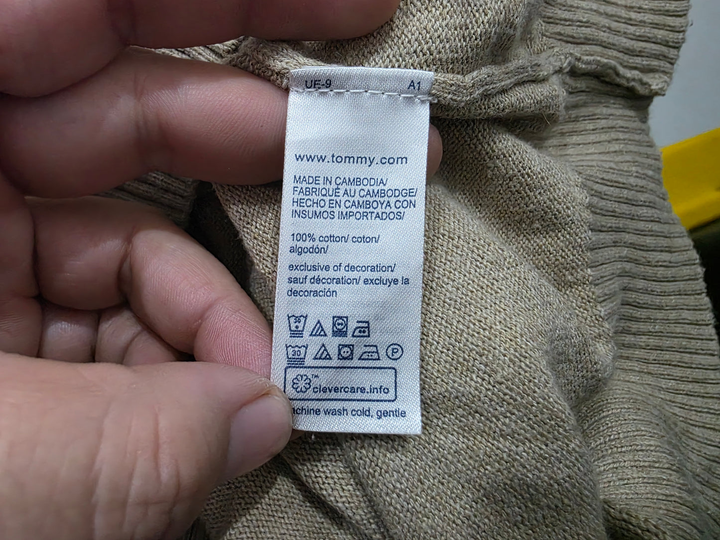 Sueter Tommy Hilfiger Xgrande Xl Cafe (Usado)