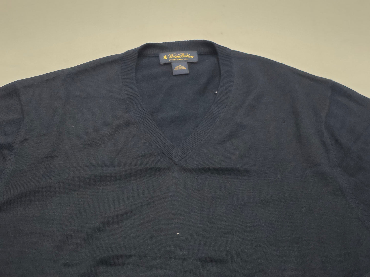 Sueter Brooks Brothers Xgrande Xl Azul Seda (Usado)