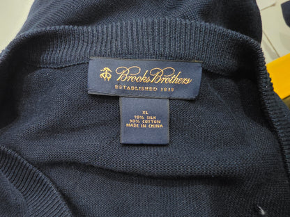Sueter Brooks Brothers Xgrande Xl Azul Seda (Usado)