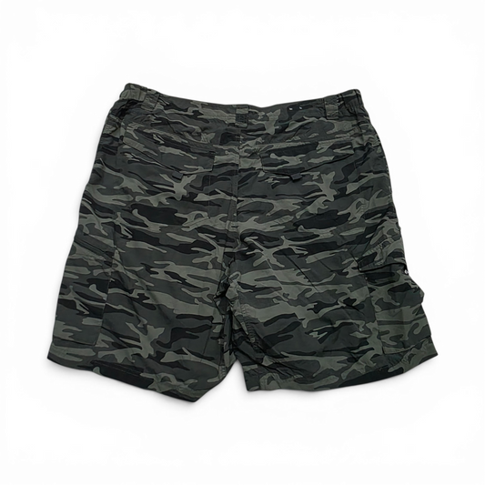 Bermuda Columbia Talla 42 Omni Shade Verde Camuflaje (Usado)