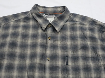 Camisa Columbia X.c.o 2xl Cuadro Cafe Y Negro (Usado)