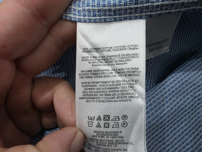 Camisa Brooks Brothers 2xl 18 36-37 Azul Claro (Usado)