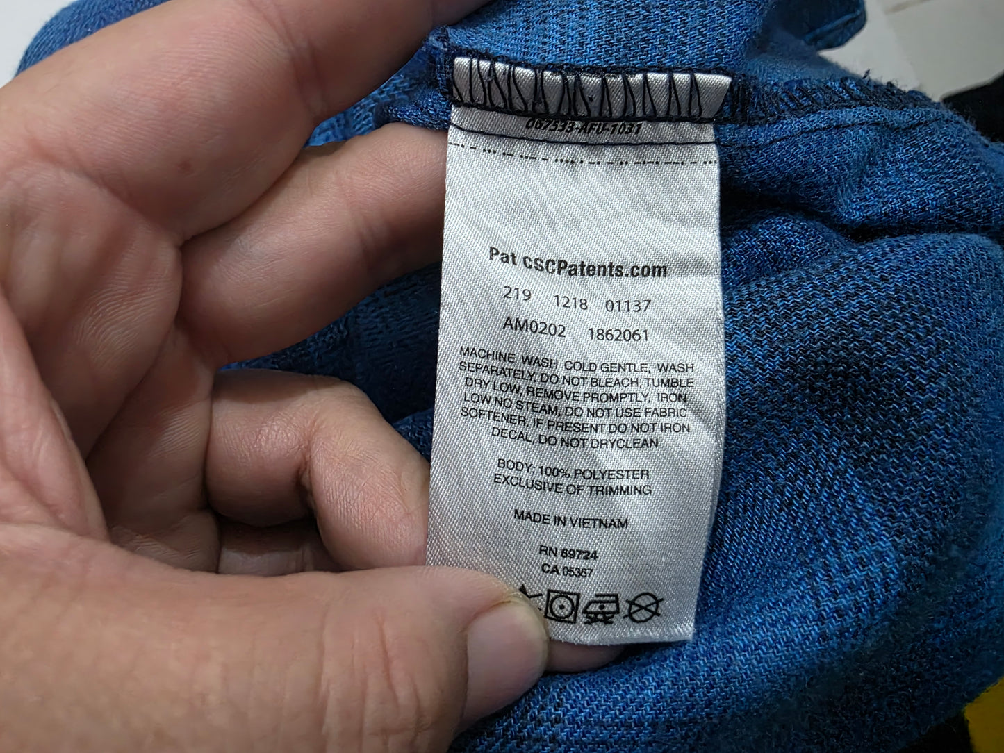 Camisa Columbia 2xl Cuadro Azul Marino (Usado)