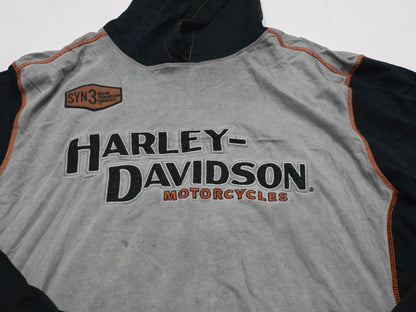 Sudadera Harley Davidson 2xl Gris Deslavado (Usado)