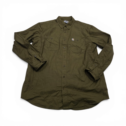 Camisa Carhartt 2xl Tall Relaxed Fit Verde (Usado)