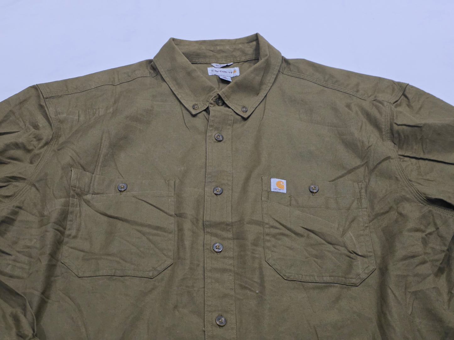 Camisa Carhartt 2xl Tall Relaxed Fit Verde (Usado)