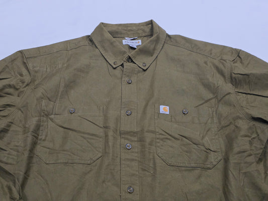 Camisa Carhartt 2xl Tall Relaxed Fit Verde (Usado)