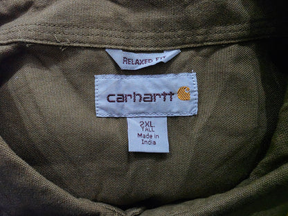Camisa Carhartt 2xl Tall Relaxed Fit Verde (Usado)