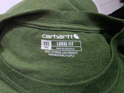 Playera Manga Larga Carhartt 2xl Loose Fit Verde (Usado)