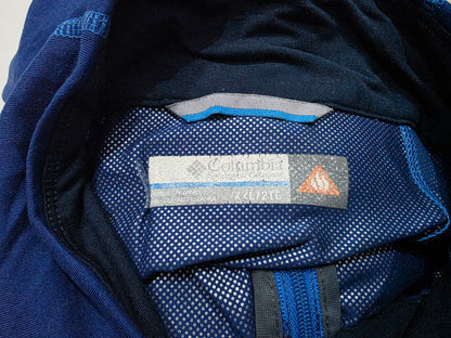 Playera Con Cierre Columbia 2xl Azul Termica (Usado)