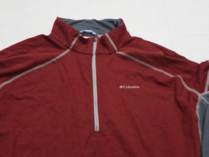 Playera Columbia 2xl Termica Manga Larga Vino (Usado)
