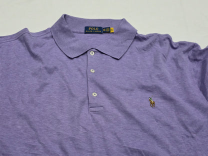 Playera Polo Ralph Lauren 1xb Morado Pony Colores (Usado)