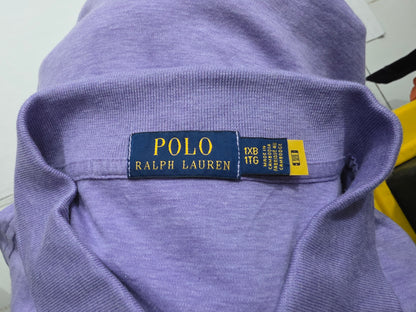 Playera Polo Ralph Lauren 1xb Morado Pony Colores (Usado)