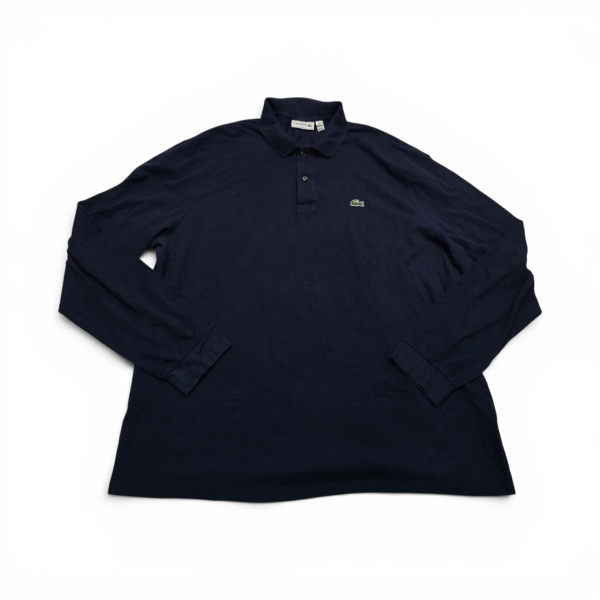 Playera Manga Larga Lacoste 3xl Fr8 Classic Fit Azul (Usado)