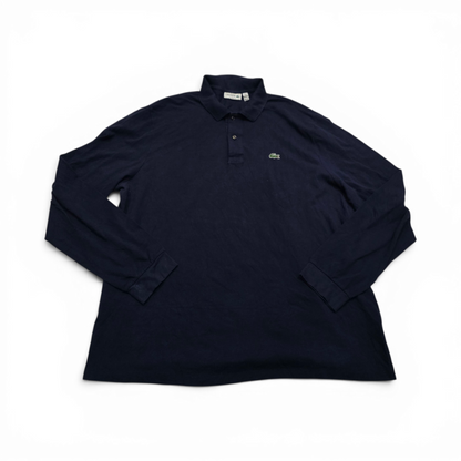 Playera Manga Larga Lacoste 3xl Fr8 Classic Fit Azul (Usado)