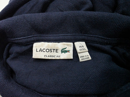 Playera Manga Larga Lacoste 3xl Fr8 Classic Fit Azul (Usado)