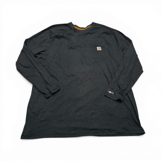 Playera Manga Larga Carhartt 4xl Relaxed Fit Gris (Usado)