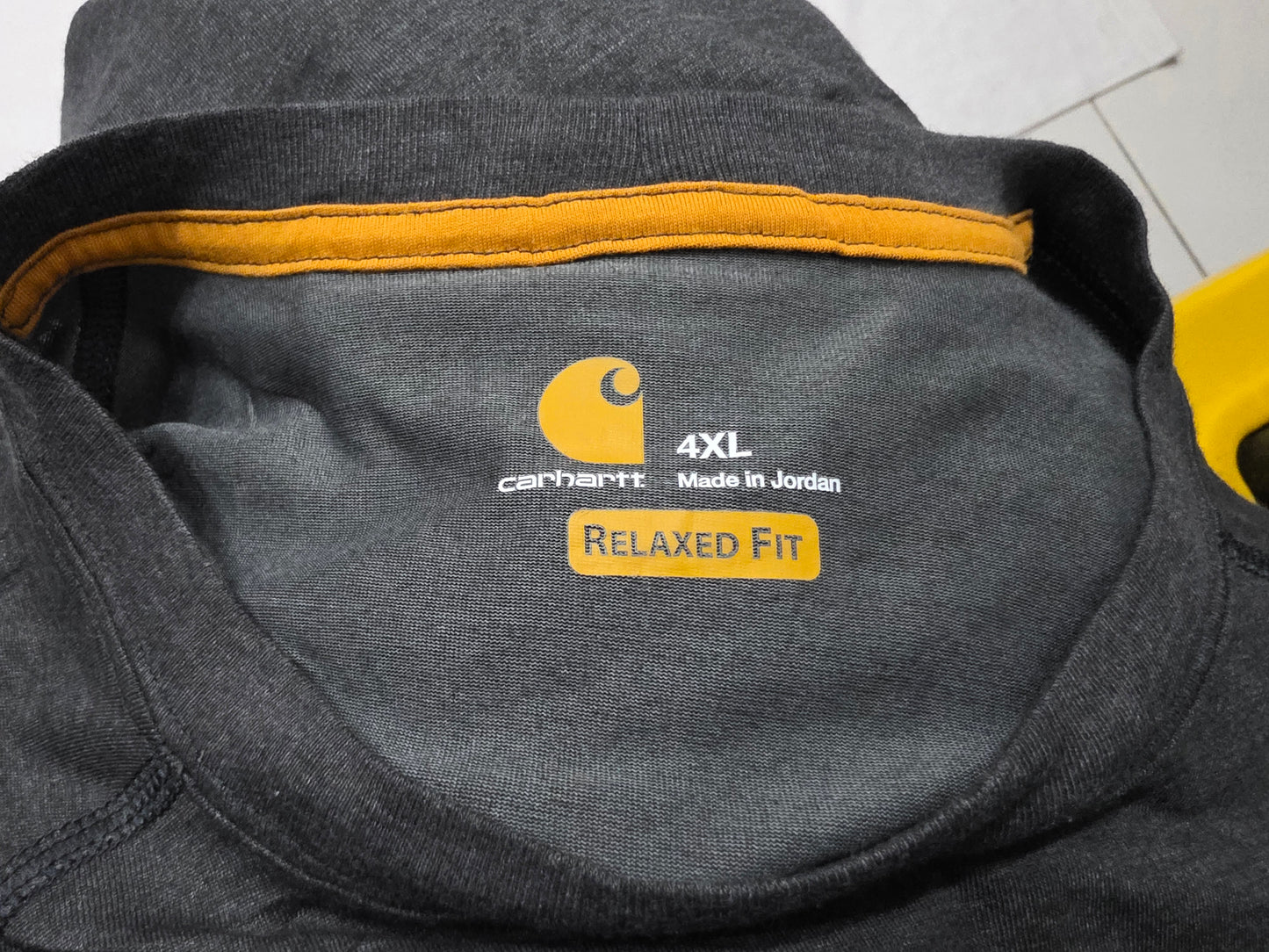 Playera Manga Larga Carhartt 4xl Relaxed Fit Gris (Usado)