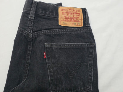 Pantalon Relaxed Fit Levis 550 30x32 Negro Deslavado
