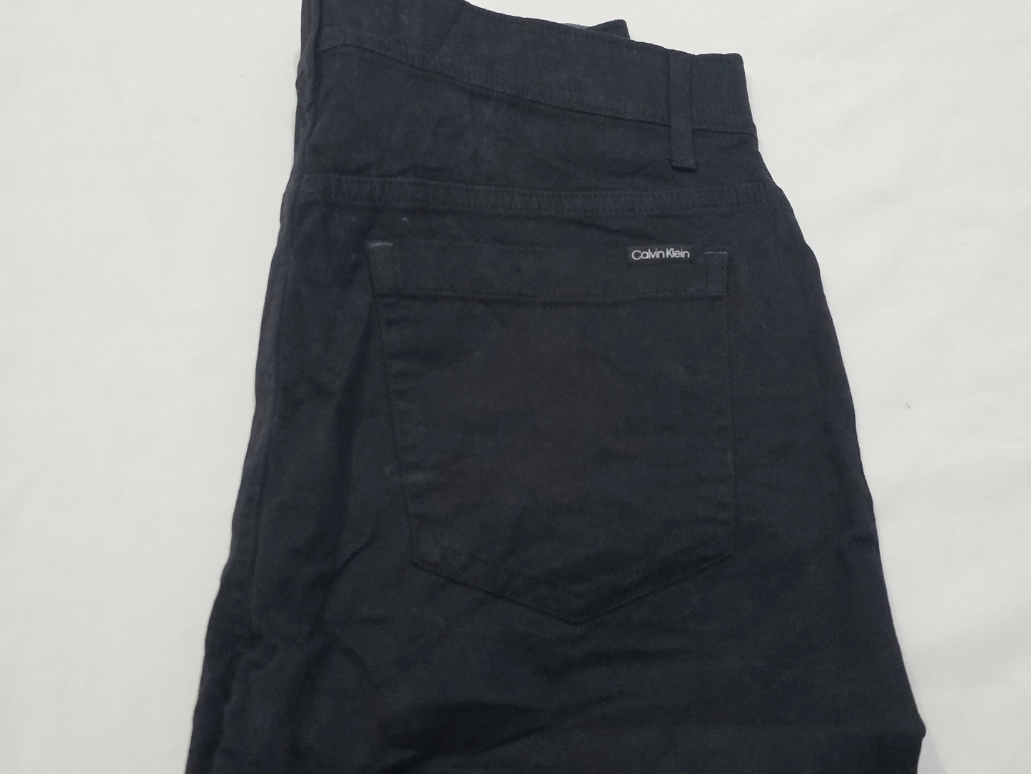 Pantalon Slim Calvin Klein 32x32 Negro