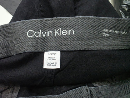 Pantalon Slim Calvin Klein 32x32 Negro