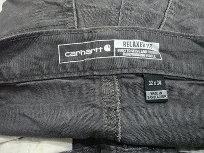 Pantalon Relaxed Fit Carhartt 32x34 Gris
