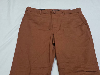 Pantalon Slim Banana Republic 33x32 Naranja Oscuro