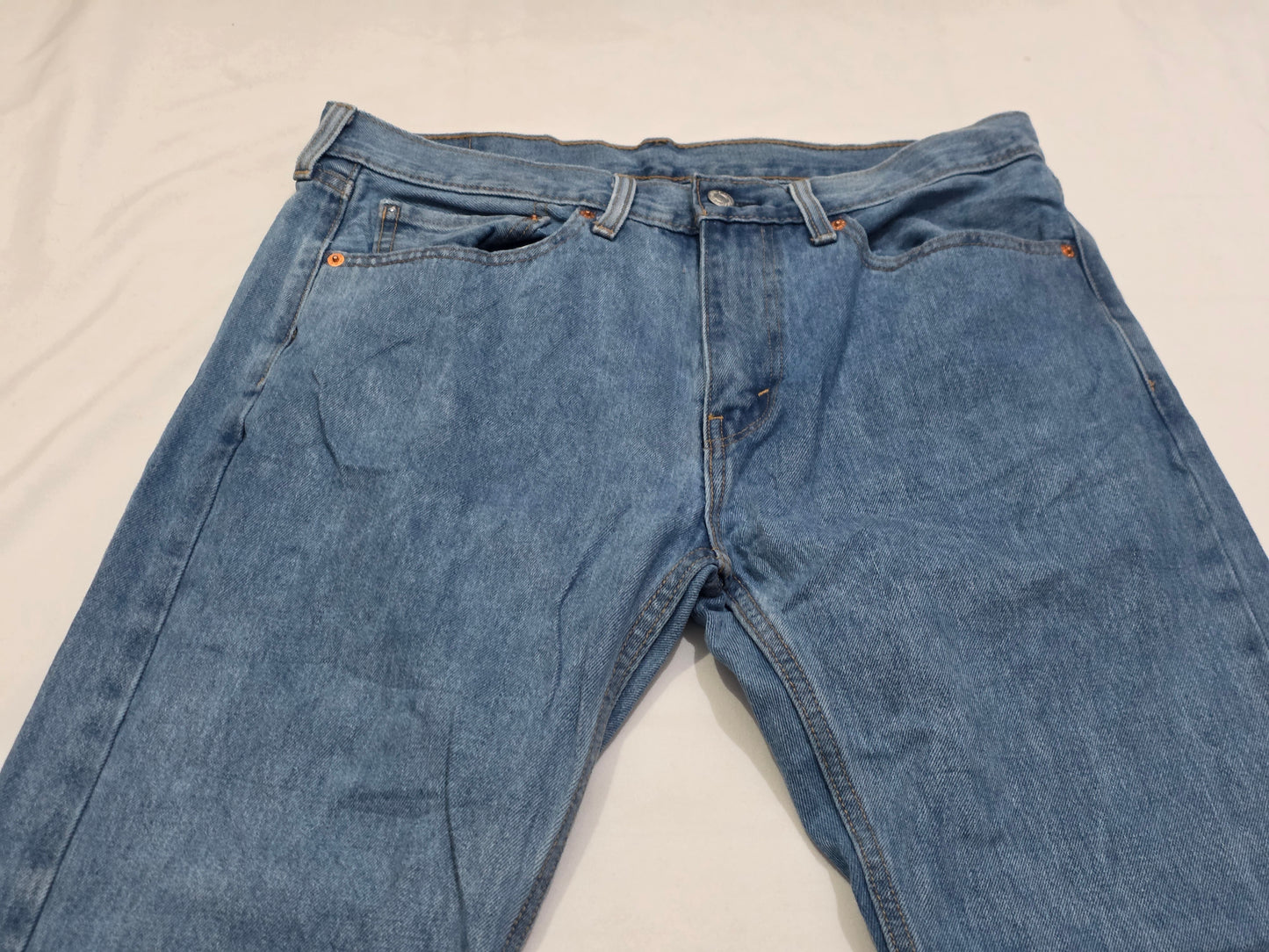 Pantalon Recto Levis 505 34x32 Azul Claro