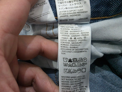 Pantalon Recto Levis 505 34x32 Azul Claro