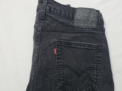 Pantalon Slimfit Levis 511 36x29 Negro Deslavado