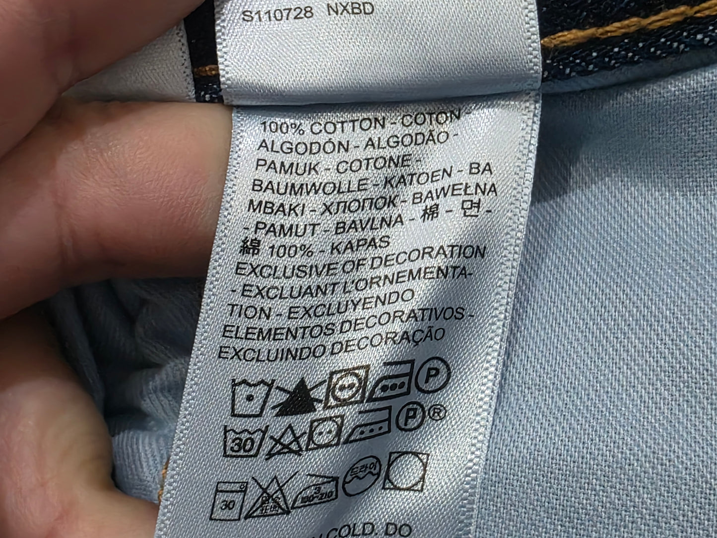 Pantalon Recto Levis 505 36x34 Azul Marino