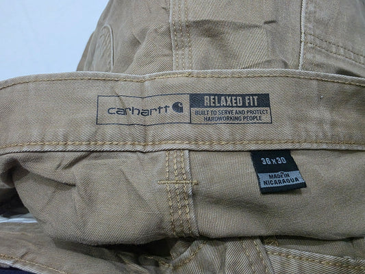 Pantalon Relaxed Fit Carhartt 36x30 Cafe
