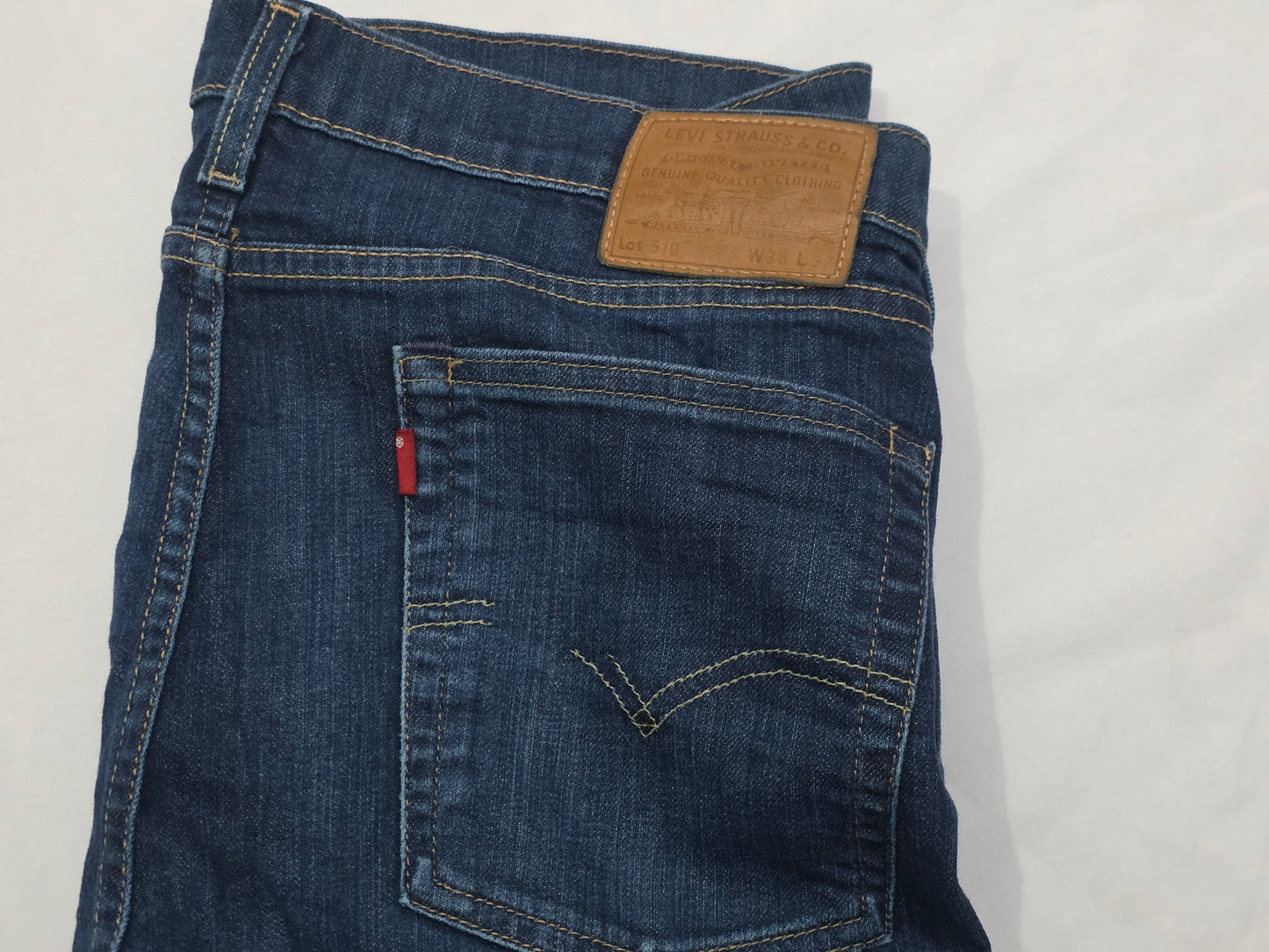 Pantalon Slimfit Levis 510 36x32 Azul Marino