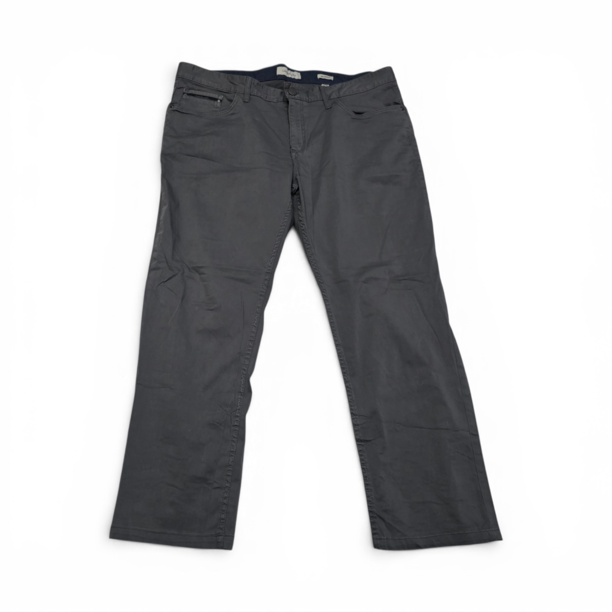 Pantalon Slim Recto Calvin Klein 38x30 Gris